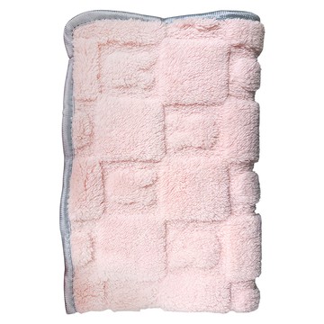 法蘭絨寵物毛毯 素色 粉色 寵物保暖墊 舒適柔軟  L(100 x 70cm)  1個