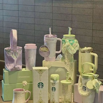 春季新品💫低價免運💖26星巴克 春序紋樣系列 踏春綠紫 主視覺 春季主題 節日春序 典藏馬克杯🎁送朋友 生日禮物