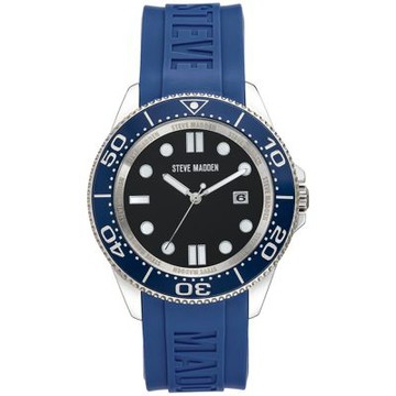 steve madden 藍色運動風腕錶-藍色 42MM(72113-70) 送禮 禮物