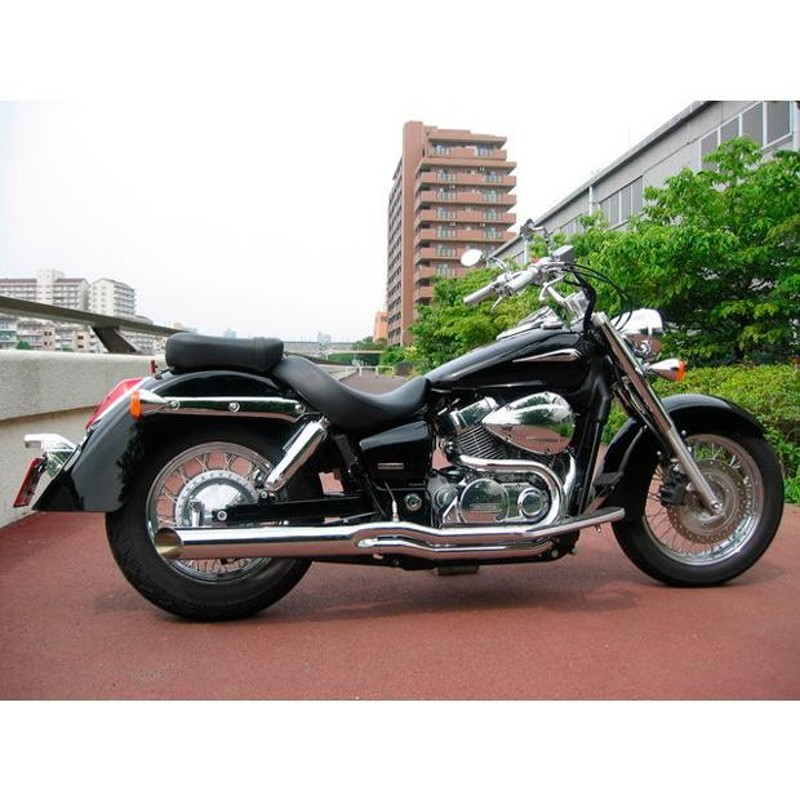 KENTEC ケンテック ローライダー2IN1マフラー 90Φ シャドウ400 HONDA 