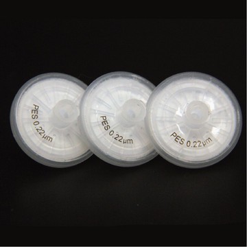 《Labfil》 PES 針筒過濾器 (雙層膜) 【100個/盒】實驗儀器 / 小飛碟 (直徑25mm 孔徑0.22μm)/實驗耗材