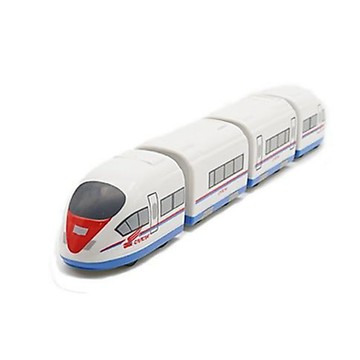 俄國高鐵Velaro列車 鐵支路4節迴力小列車 迴力車 火車玩具 壓克力盒裝 QV028T1 TR台灣鐵道