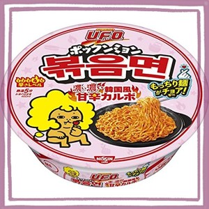 日清食品 ポックンミョン 濃い濃い韓国風甘辛カルボ 101G ×12個