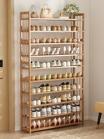 鞋架家用門口多層簡易收納鞋柜小窄新款2024爆款出租房用室內好看/鞋架/鞋櫃/儲物架/收納架/置物架/放鞋櫃/換鞋櫃