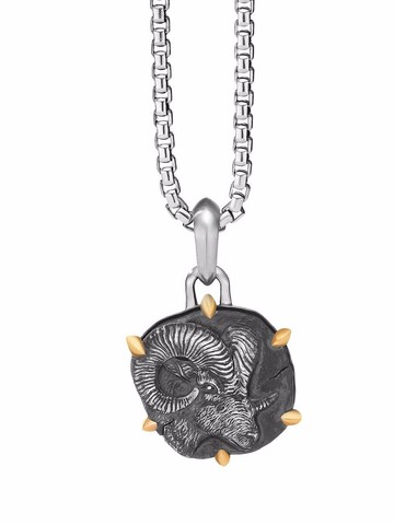 David Yurman - 17mm Aries Zodiac amulet enhancer pendant - men - 18kt Yellow Gold/Sterling Silver - One Size