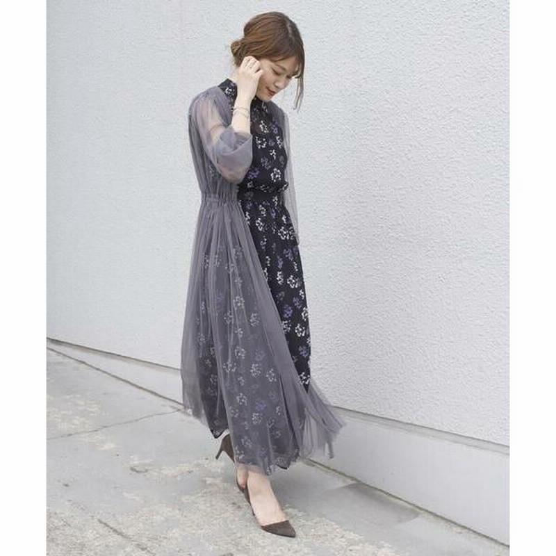 SHIPS for women / シップスウィメン little black: チュール羽織 