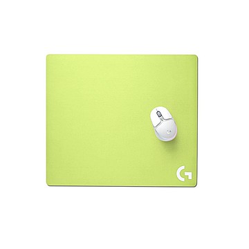 【 Logitech 羅技 】G 玩色大型滑鼠墊 綠色 易於清潔