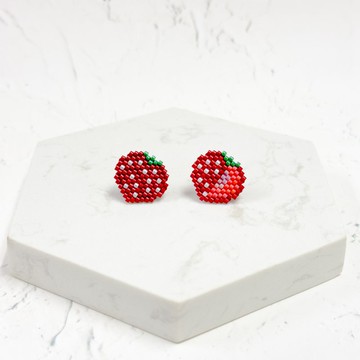 Miyuki 士多啤梨 草莓 耳環