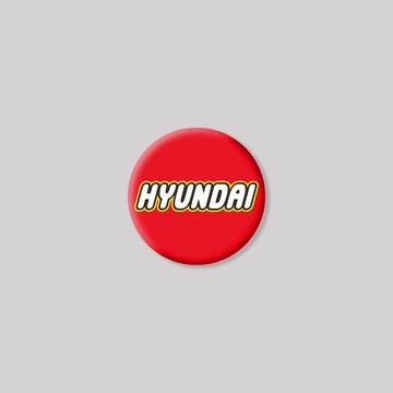 HYUNDAI/TOY/圓形/鋁牌飾貼 SunBrother孫氏兄弟