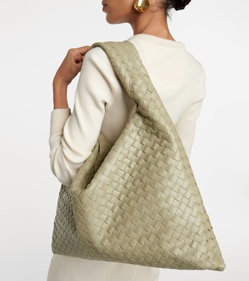 Bottega Veneta Hop Intrecciato Large leather tote bag