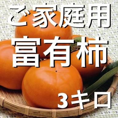 早割　柿　訳あり　富有柿3kg（8〜20玉前後入り）　超お買い得　送料無料　2024年産予約