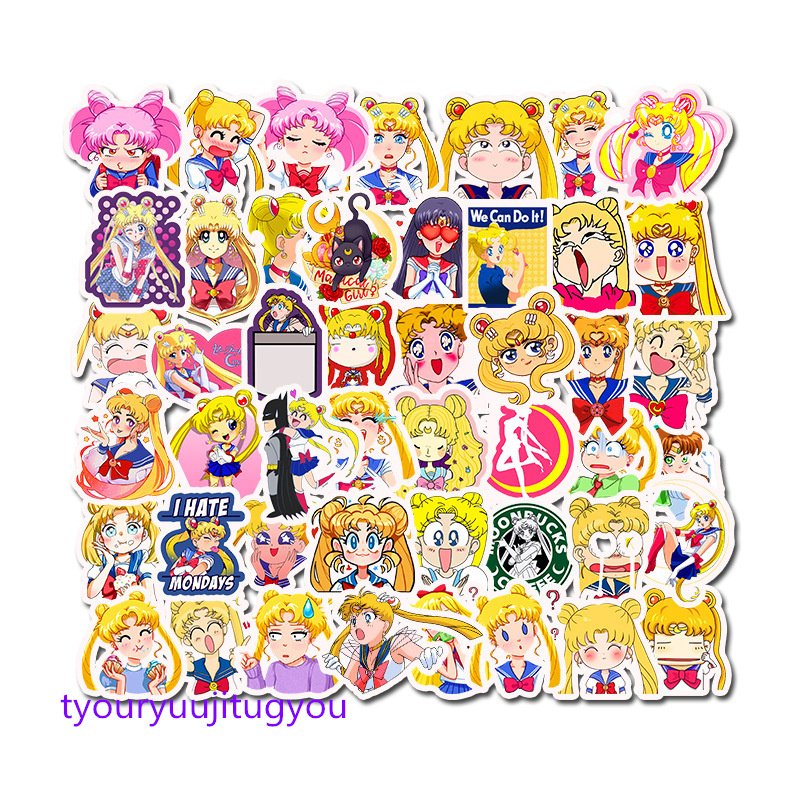 50枚入り ２組 ステッカー 美少女戦士セーラームーン アニメ 漫画 キャラクターグッズ シール 通販 Lineポイント最大get Lineショッピング