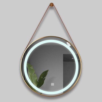 免運/可開發票 浴室掛鏡 智能浮法玻璃浴室鏡壁掛多功能三色光防霧設計三控調光時間顯示亞