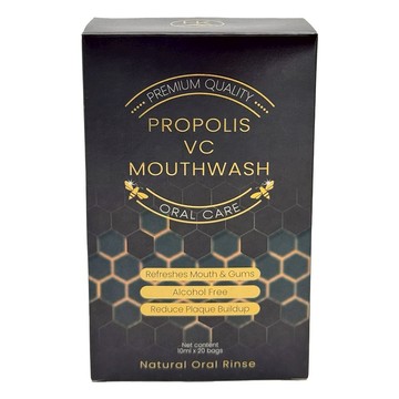 【湠佶】日本進口無氟蜂膠VC漱口水 口氣清新 口腔預防口臭清潔保健 全效護理 亮白防蛀 旅行攜帶隨身包 添加薄荷兒茶素 旅遊最愛 長輩禮物 生日禮物 同事禮物