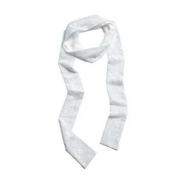 白露薔薇絲巾 / 2款 / White Dew Rose Scarves