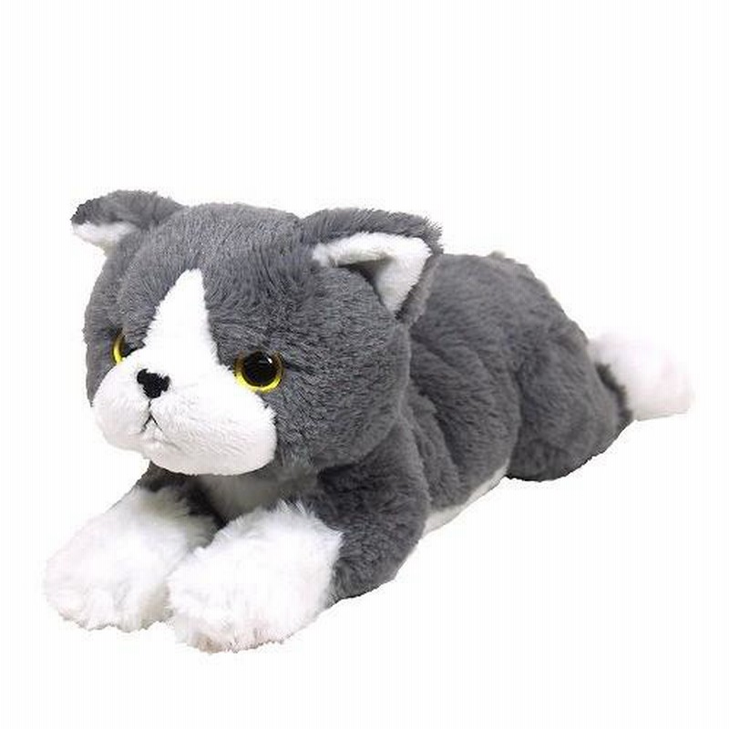 ひざねこ ぬいぐるみ エキゾチック グレー Sサイズ 動物