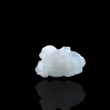 【馬上有錢】冰種翡翠唐馬 | 裸石 | 天然緬甸玉翡翠A貨 | 送禮