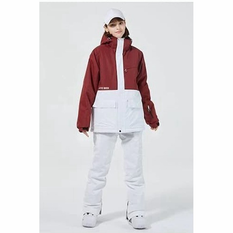 レディース スノーウェア 上下セット 暖かい ジャケット パンツ 2点セット スノーボードウェア 撥水 防風 スノボウェア スキーウェア 可愛い 厚手 アウトドア 税込