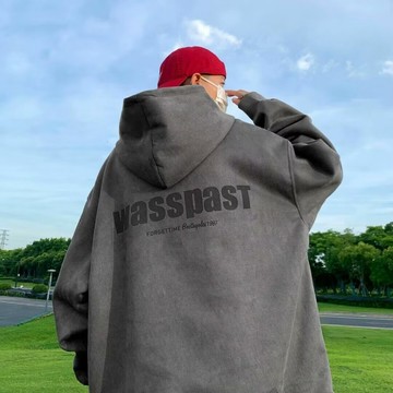 ✨台灣出貨！連帽衛衣 美式復古上衣 長袖上衣 衛衣 帽t 潮流hiphop連帽男生衣服 大學t 長袖上衣