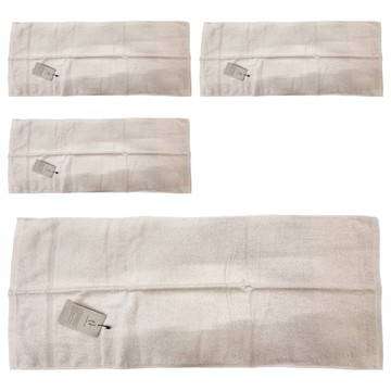 TSUBAME TOWEL IRODORI靚彩純棉 柔膚毛巾 輕薄款  象牙米  4條