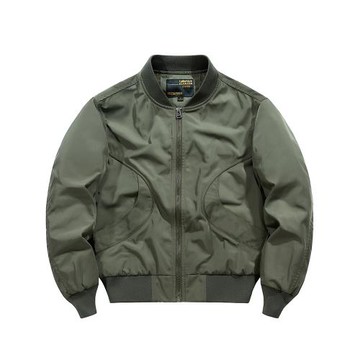 外套男春秋季新款休閑戶外男式短款大碼立領寬松潮流男士飛行夾克