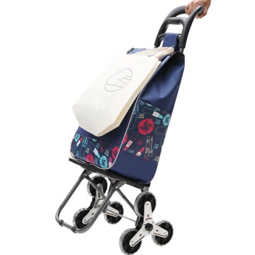 便攜購物爬樓梯買菜車小拉車家用可折疊輕便手拉桿拖車老人手推車 雙11全館免運