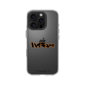 iPhone 16 Pro Clear Case（相機按鈕） 透明 - 排球少年 Haikyu!! - 排球少年日文 Logo
