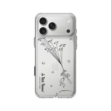iPhone 17 Pro Max Clear Case（相機按鈕） 透明 - Le Petit Prince 小王子 - 飛翔在空中