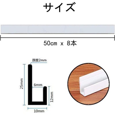 L型 ピクチャーレールセット 2.0m-4.0m ピクチャーレール + ステンレス