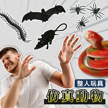 萬聖節 整人玩具 仿真 動物 昆蟲，蜘蛛 老鼠 蝙蝠 眼球 假蛇 眼鏡蛇 嚇人玩具 整人道具，X射線【W405747】