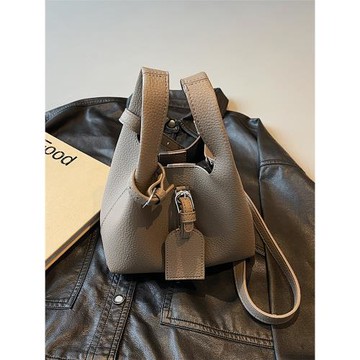 超火菜籃子手提包包女2025新款春夏外出小拎包復古通勤斜挎水桶包