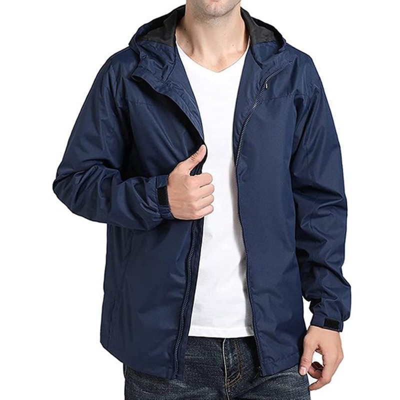 ジャケット メンズ カジュアル フード付き 秋冬服 防風 防水 防寒 ベンチャー アウター 大きいサイズ アウトドア ジャケット メンズ 春 通販 Lineポイント最大0 5 Get Lineショッピング