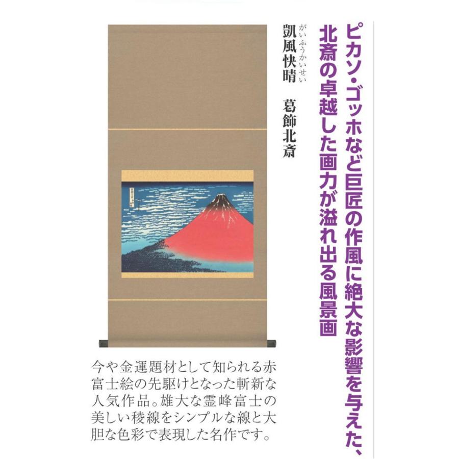 葛飾北斎 複製名画 凱風快晴 がいふうかいせい 浮世絵 アートの友社