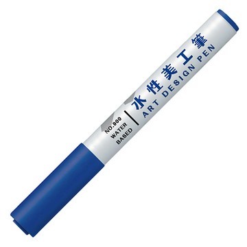 雄獅SIMBALION水性美工筆/RF.900/藍/4.0mm