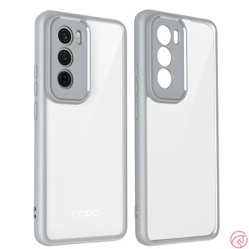 磨砂精孔 PC背板 四角防摔  透色RENO 14 13 12 11PRO OPPO A3 PRO A5
