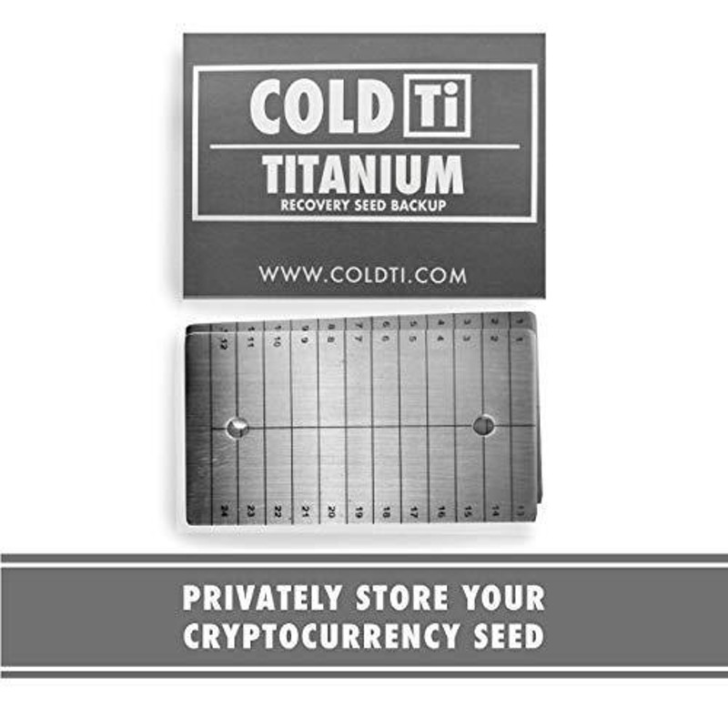 ColdTi:暗号通貨シードストレージ ColdTi:暗号通貨シードストレージステッカー | LINEショッピング