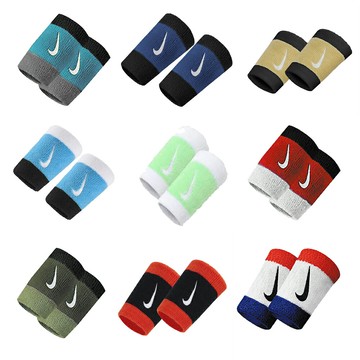 NIKE 吸汗 SWOOSH 加長腕帶 護腕 BASKETBALL系列 N0001586 雙入裝 【樂買網】