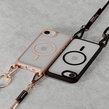 iPhone 16e Roam M 城市漫遊超軍規防摔掛繩手機殼 黑色/iPhone 16e