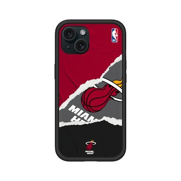 iPhone 15 Mod NX 黑 - NBA - 熱血系列-邁阿密熱火 Miami Heats - Sweat and Tears