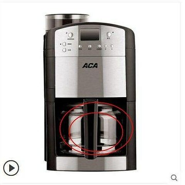 （咖啡用品與配件）ACA/北美電器AC-M125AAC-MC130咖啡機配件 玻璃壺 濾網滴漏閥濾紙榮江