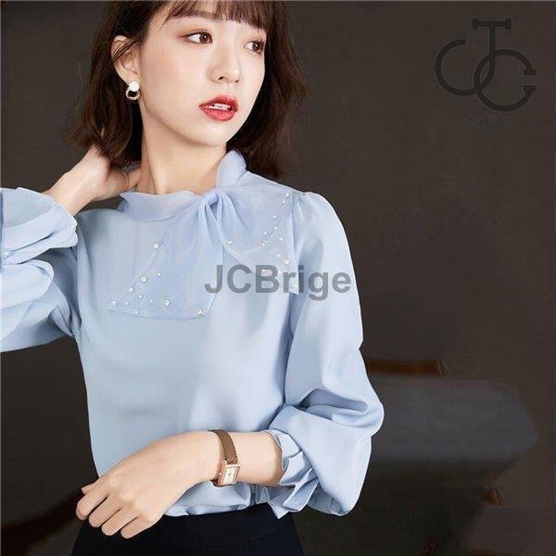 ブラウス レディース スーツ インナー ブラウス リボン 可愛い 長袖 通勤 大人 オフィス ビジネス Ol 仕事 入園式 おしゃれ ブラウス 春秋 取り寄せ 通販 Lineポイント最大0 5 Get Lineショッピング