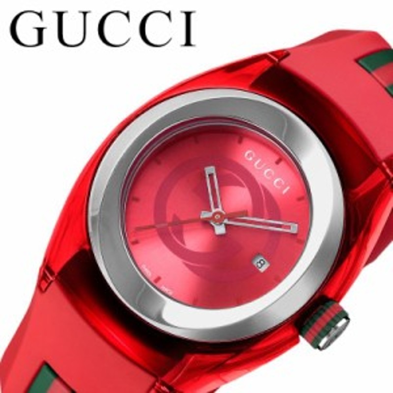 グッチ 腕時計 GUCCI 時計 シンク SYNC レディース 腕時計 レッド 