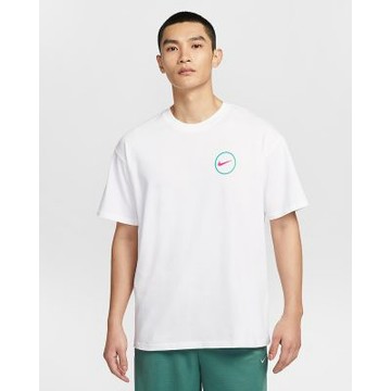 NIKE 耐吉 休閒穿搭 基本款 T恤 男 運動上衣 休閒短袖上衣-白色系 AS M NK TEE M90 NAOS 1-HJ3407100