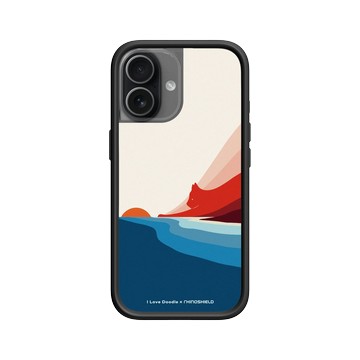 iPhone 17 Mod NX -邊框背蓋組合 (相機按鈕) 黑 - ilovedoodle (Lim Heng Swee) - Cat Landscape - First Dawn 貓咪黎明