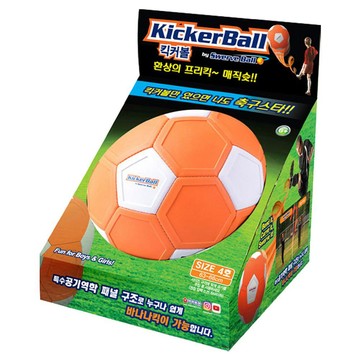 KickerBall 足球玩具  1個  橘色 + 白色