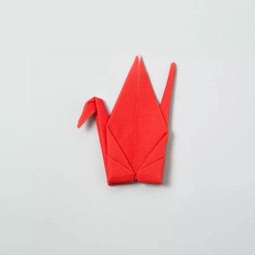 *100percent 【Peti Peto魔術拍拍布】紅鶴