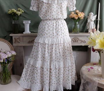 【手工製作】法式復古全棉/半裙