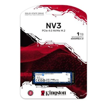 Kingston 金士頓NV3 1TB Gen4 PCIe SSD 固態硬碟 (SNV3S/1000G)