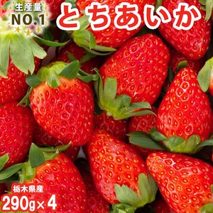 とちあいか 290g×4パック ※2023年11月上旬頃より順次発送予定