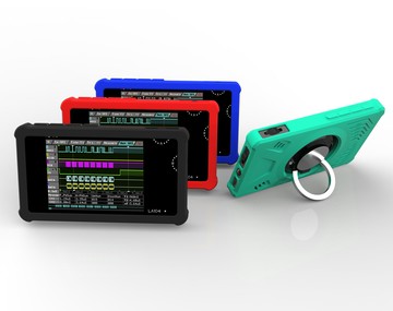 LA104邏輯分析儀專用定制硅膠保護殼硅膠套帶指環支架